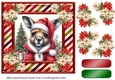 Kangaroo Santa card front 4