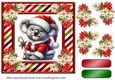 Koala Santa card front 4