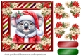 Koala Santa card front 6