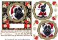 Scottie Santa card front
