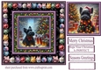 Scottie Christmas fairy light card front 3