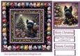 Scottie Christmas fairy light card front 4