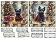 2 Framed Christmas lights Scottie card fronts 2