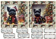 2 Framed Christmas lights Scottie card fronts 3