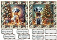 2 Christmas lights Dalmation card fronts 5