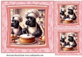 3 Baking Scottish terrier card front/toppers 2