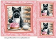 3 Baking Scottish terrier card front/toppers 4