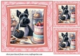 3 Baking Scottish terrier card front/toppers 7