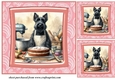 3 Baking Scottish terrier card front/toppers 8