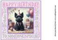 Pink Birthday Scottish terrier background 9