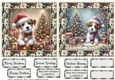 2 Christmas lights Jack Russell card fronts 2