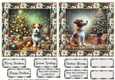 2 Christmas lights Jack Russell card fronts 3