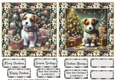 2 Christmas lights Jack Russell card fronts 4