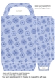 Snowflake gift bag 2