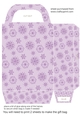 Snowflake gift bag 3