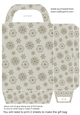 Snowflake gift bag 6