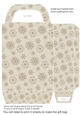 Snowflake gift bag 7