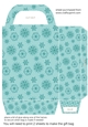 Snowflake gift bag 10