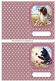 2 Floral dog notelets 4