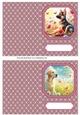 2 Floral dog notelets 5