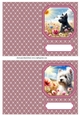 2 Floral dog notelets 11