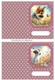 2 Floral dog notelets 13