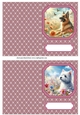 2 Floral dog notelets 14
