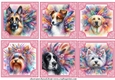 6 Feather and glitter dog toppers 2