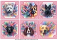 6 Feather and glitter dog toppers 4