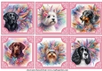 6 Feather and glitter dog toppers 5