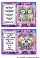2 Yellow Labrador Anniversary 7x5 card fronts