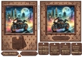 7x5 and 6x6 motorbike scene card fronts 3