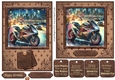 7x5 and 6x6 motorbike scene card fronts 4