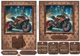 7x5 and 6x6 motorbike scene card fronts 5
