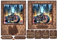 7x5 and 6x6 motorbike scene card fronts 6