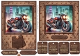 7x5 and 6x6 motorbike scene card fronts 10
