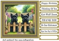 Scotties at the fence card front 2