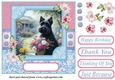 Garden bouquet Scottie card front 9
