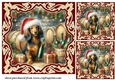 3 Christmas wine cellar pup card front/toppers 5