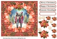 Christmas female couple card front 4