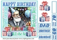 Older male Birthday card front 6
