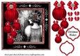 Christmas Flapper girl card front 6