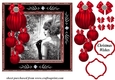 Christmas Flapper girl card front 9