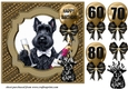 Age 60-80 Birthday pup card front 5