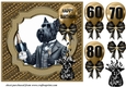 Age 60-80 Birthday pup card front 6
