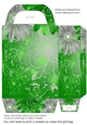 Red and green Christmas sparkle gift bag 2