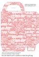 Pink Christmas themed gift bag 8