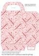 Pink Christmas themed gift bag 10