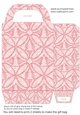 Pink Christmas themed gift bag 11