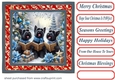 Christmas carol pups card front 2